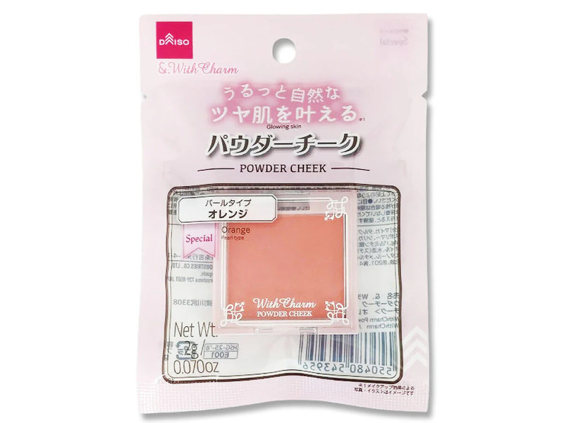 ＆．ＷｉｔｈＣｈａｒｍ　パウダーチーク　オレンジ